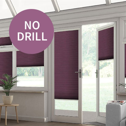 No Drill Thermal Blinds