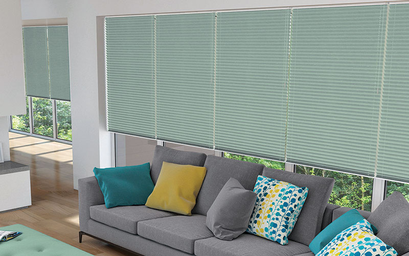 Free Hanging Pleated Blinds