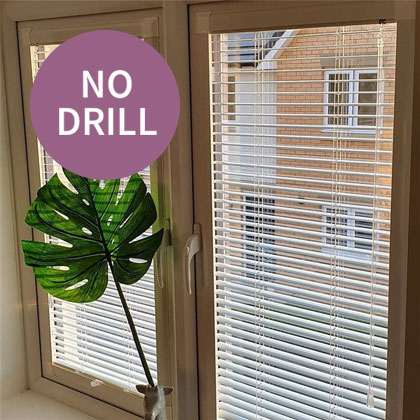 No Drill Venetian Blinds