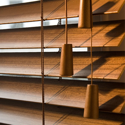 Shutter Style Wooden Blinds